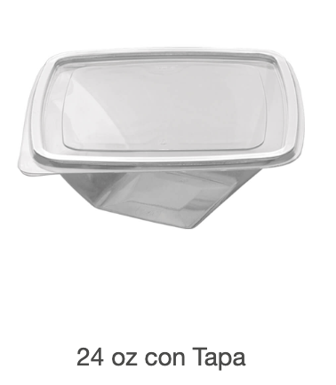 CONTENEDOR TWIST 24 ONZ CON TAPA X 100