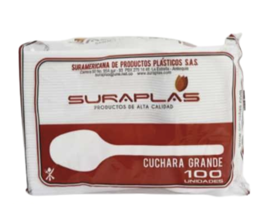 CUCHARA SURAPLAS GRANDE 60 X 100 UND