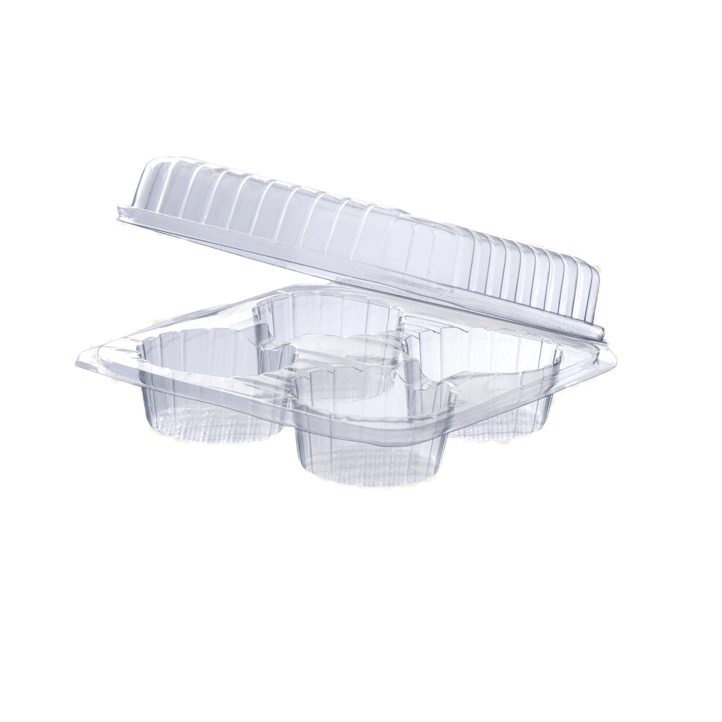 AL-53 ESTUCHE MUFFINS X 4 EN PET X 100 UND