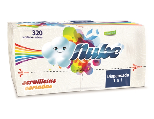 SERVILLETA NUBE 1 A 1 PARA DISPENSADOR