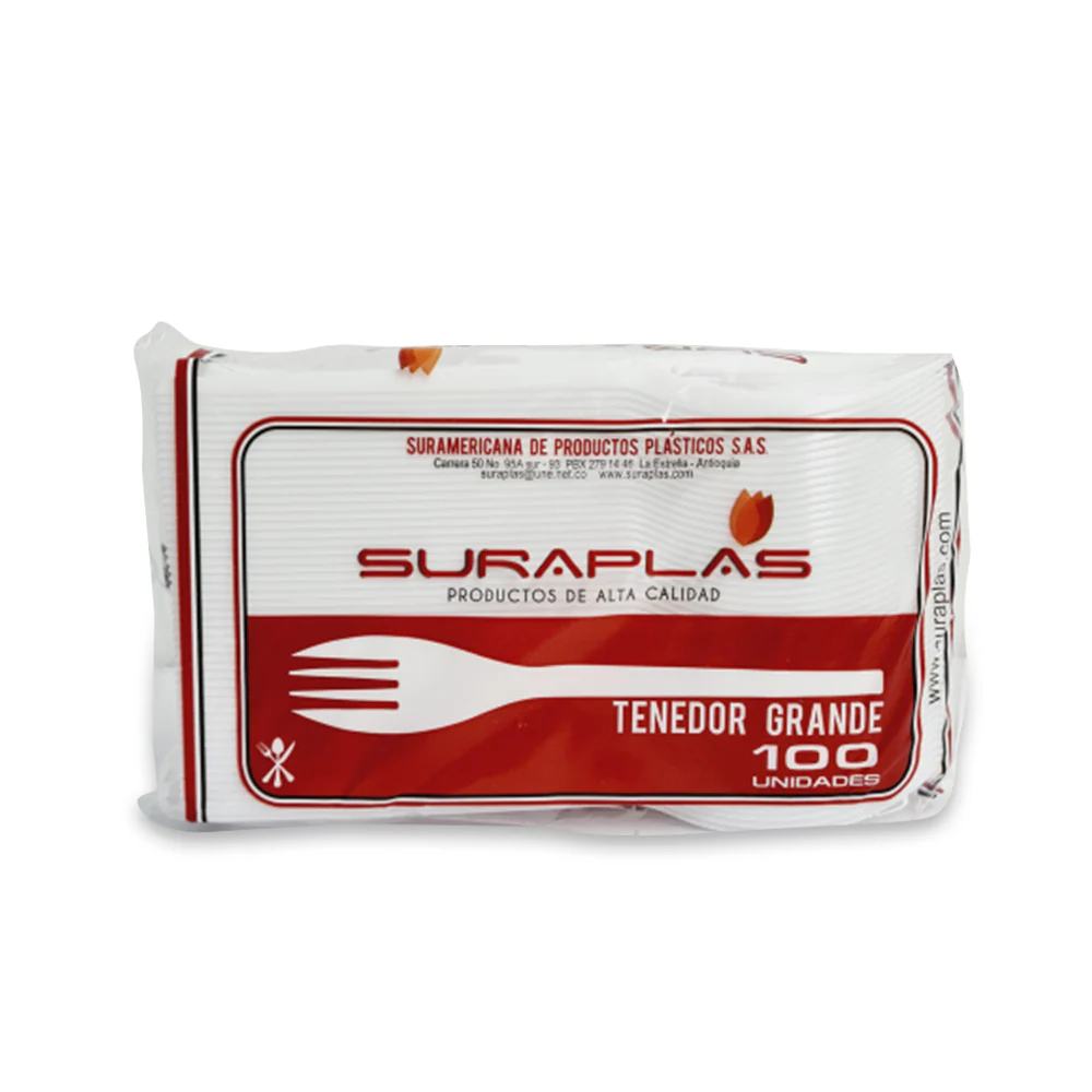TENEDOR GRANDE SURAPLAS X 100 UND