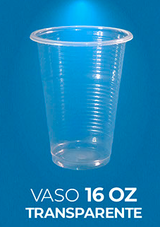 VASO GUTVAN TRANSPARENTE 16 ONZ X 25 UND