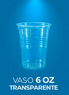 VASO GUTVAN TRANSPARENTE 6 ONZ X 50 UND