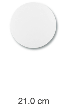 BASE CIRCULAR 21 CM BLANCA BL X 200 UND