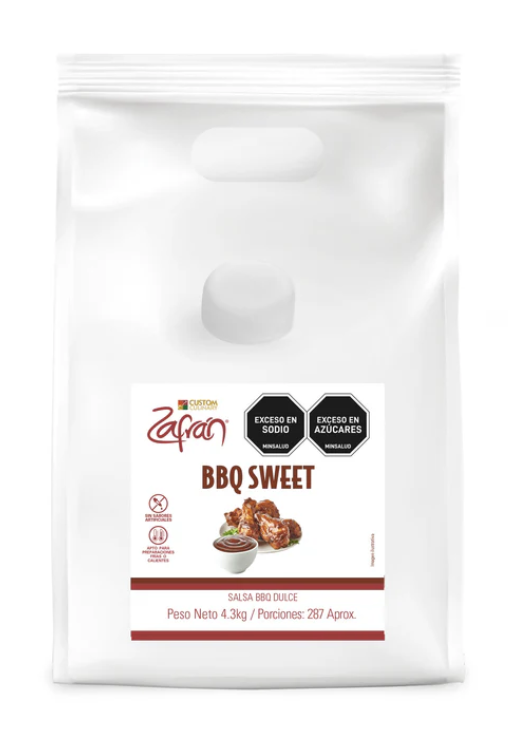 SALSA BBQ ZAFRAN SWEET 4000 G X 5 UND