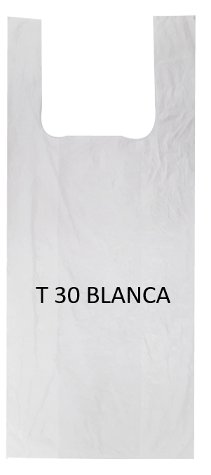 BOLSA AGARRADERA T-30 BLANCA X 100 UND