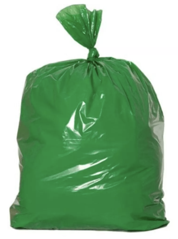 BOLSA BASURA VERDE 24 X 34 X 100 UND
