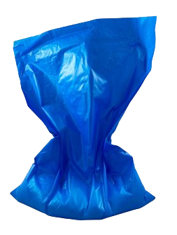 BOLSA BASURA AZUL 18 X 24  X 100UND