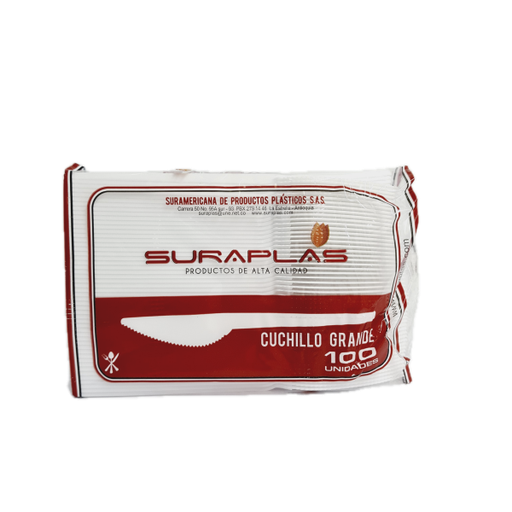 [3014] CUCHILLO GRANDE SURAPLAS 80 X 100 UND