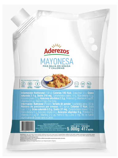 [9007] MAYONESA ADEREZOS X 5KG X UND