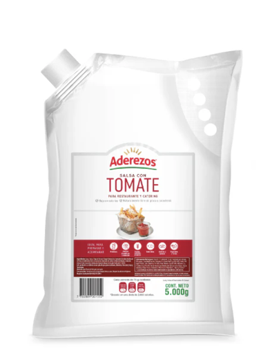 [9035] SALSA TOMATE ADEREZOS 5000 G X UND
