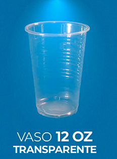 [8034] VASO GUTVAN TRANSPARENTE 12 ONZ X 50 UND