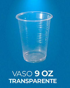 [8039] VASO GUTVAN TRANSPARENTE 9 ONZ X 50 UND