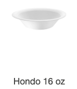[6021] PLATO HONDO 16 X 500