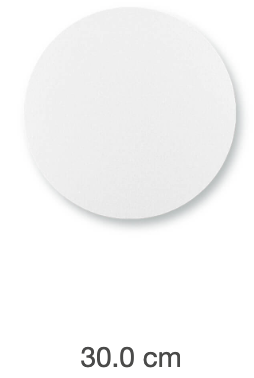 [1316] BASE CIRCULAR 30 CM BLANCA BL X UND